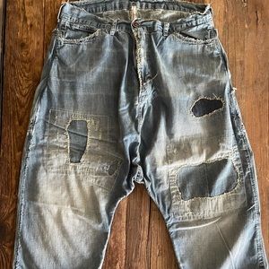 Magnolia pearl mister jeans excellent condition RARE one size